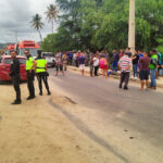 Ao menos 04 feridos durante perseguição, tiros e colisão entre carro e moto em Jacobina